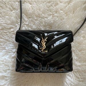 YSL Toy Lou Lou crossbody patent leather